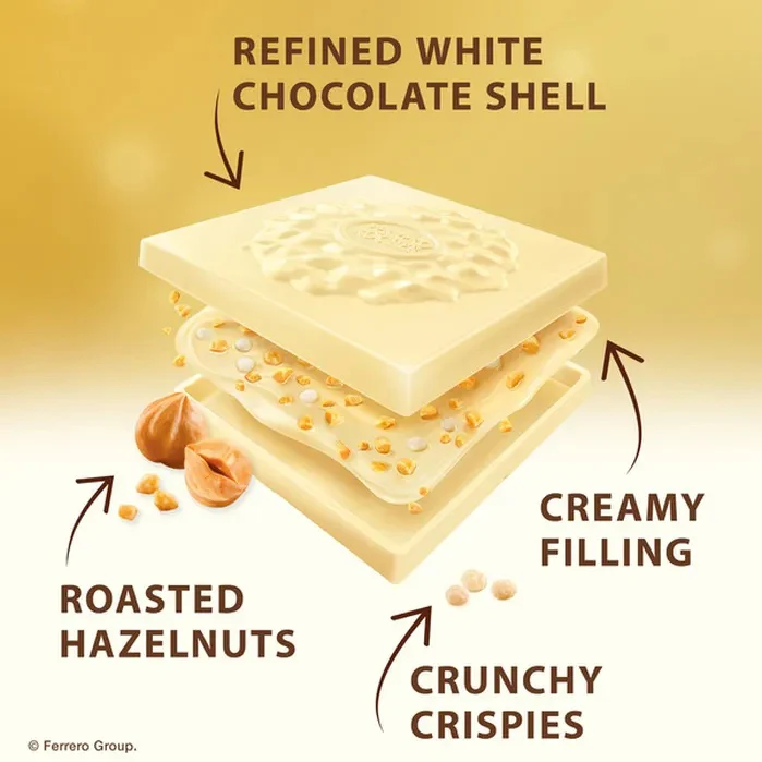 White Chocolate Hazelnut Squares (10 CT) - Image 2