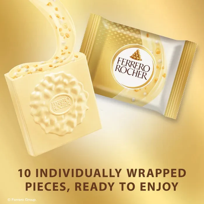 White Chocolate Hazelnut Squares (10 CT) - Image 3
