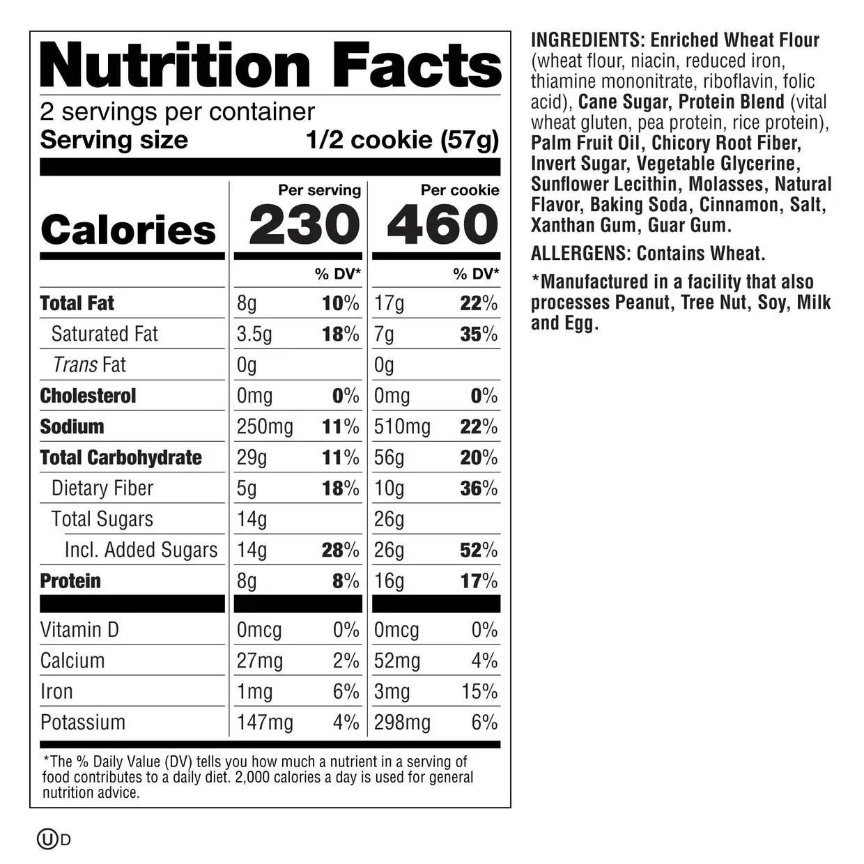 White Chocolate Macadamia Cookies (4 CT) - Image 4