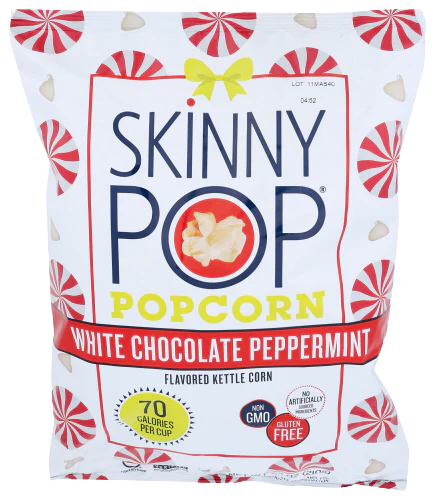 White Chocolate Peppermint Popcorn
