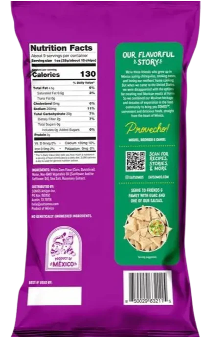 White Corn Tortilla Chips - Image 2