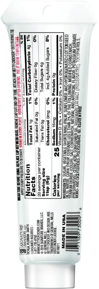 White Decorating Icing Tube - Image 2