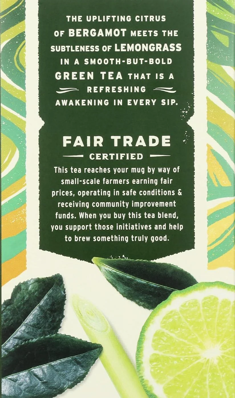 Organic Lemongrass Bergamot Green Tea - Image 2