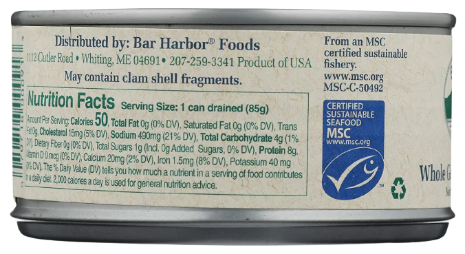 Whole Gourmet Ocean Clams - Image 2