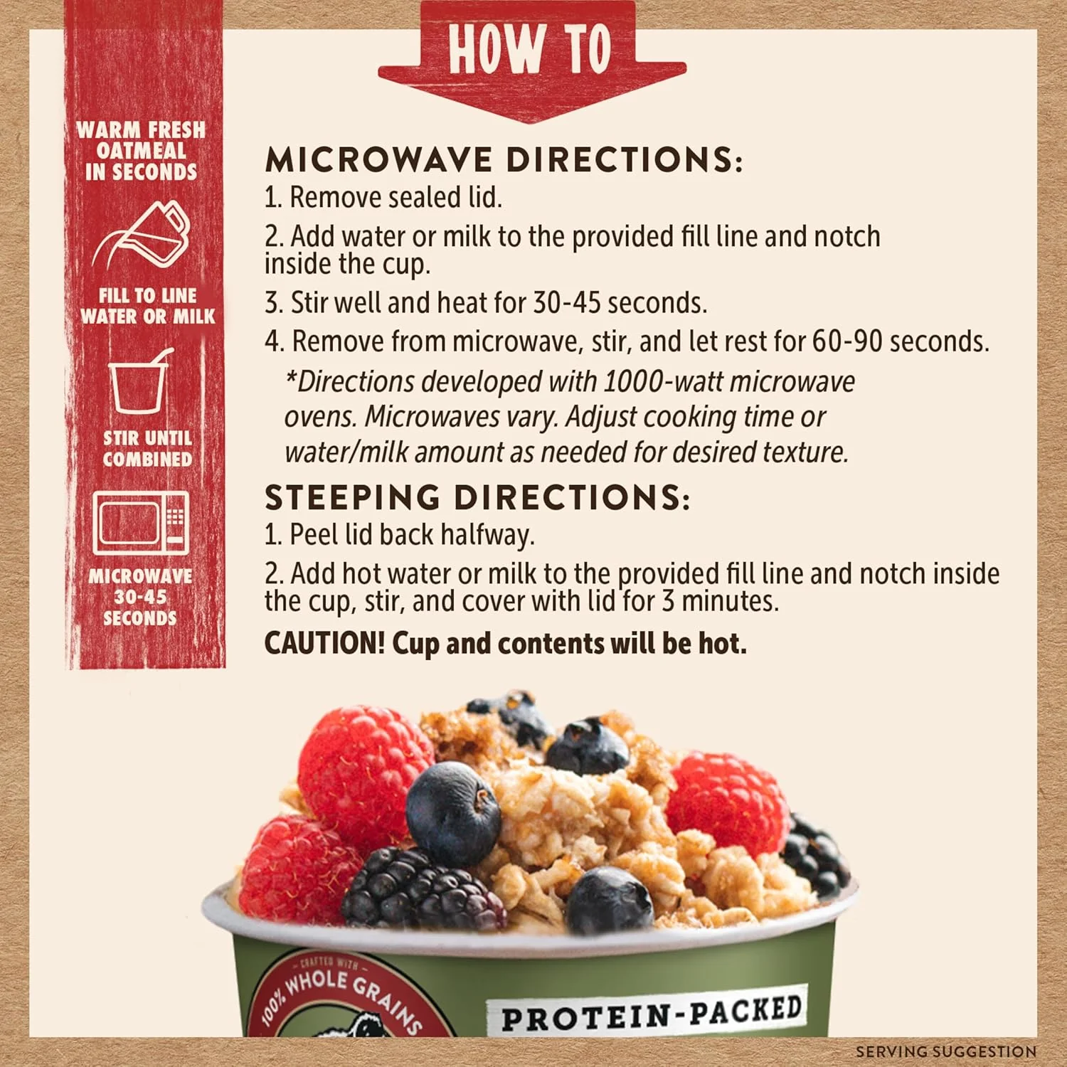 Maple & Brown Sugar Oatmeal Cups (12 CT) - Image 4