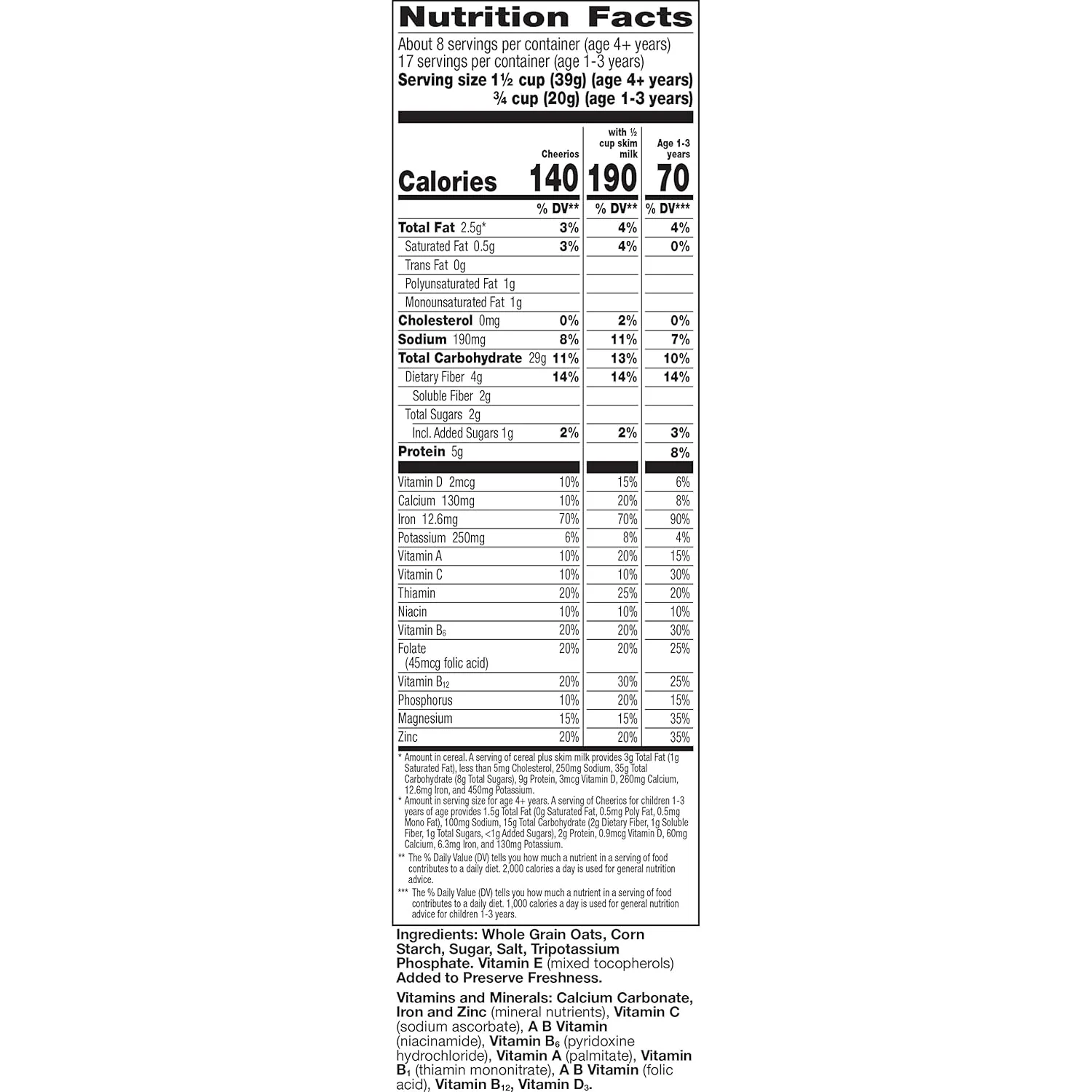 Whole Grain Oat Cereal - Large Size - Image 3