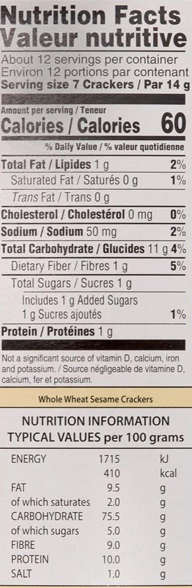 Whole Wheat Crisp Crackers - Image 3