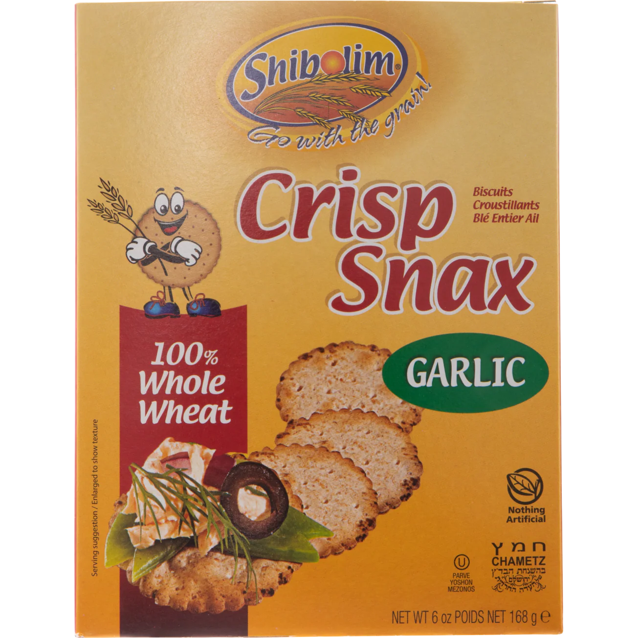 Whole Wheat Garlic Crisp Snax