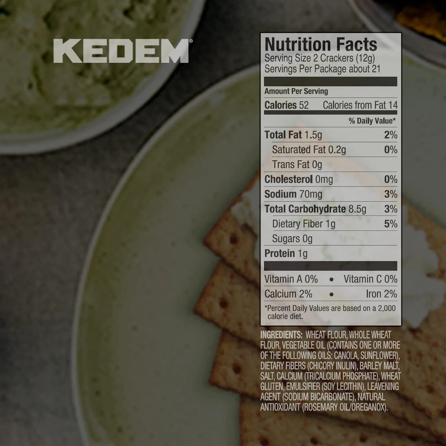 Whole Wheat Plain Crackers - Image 2