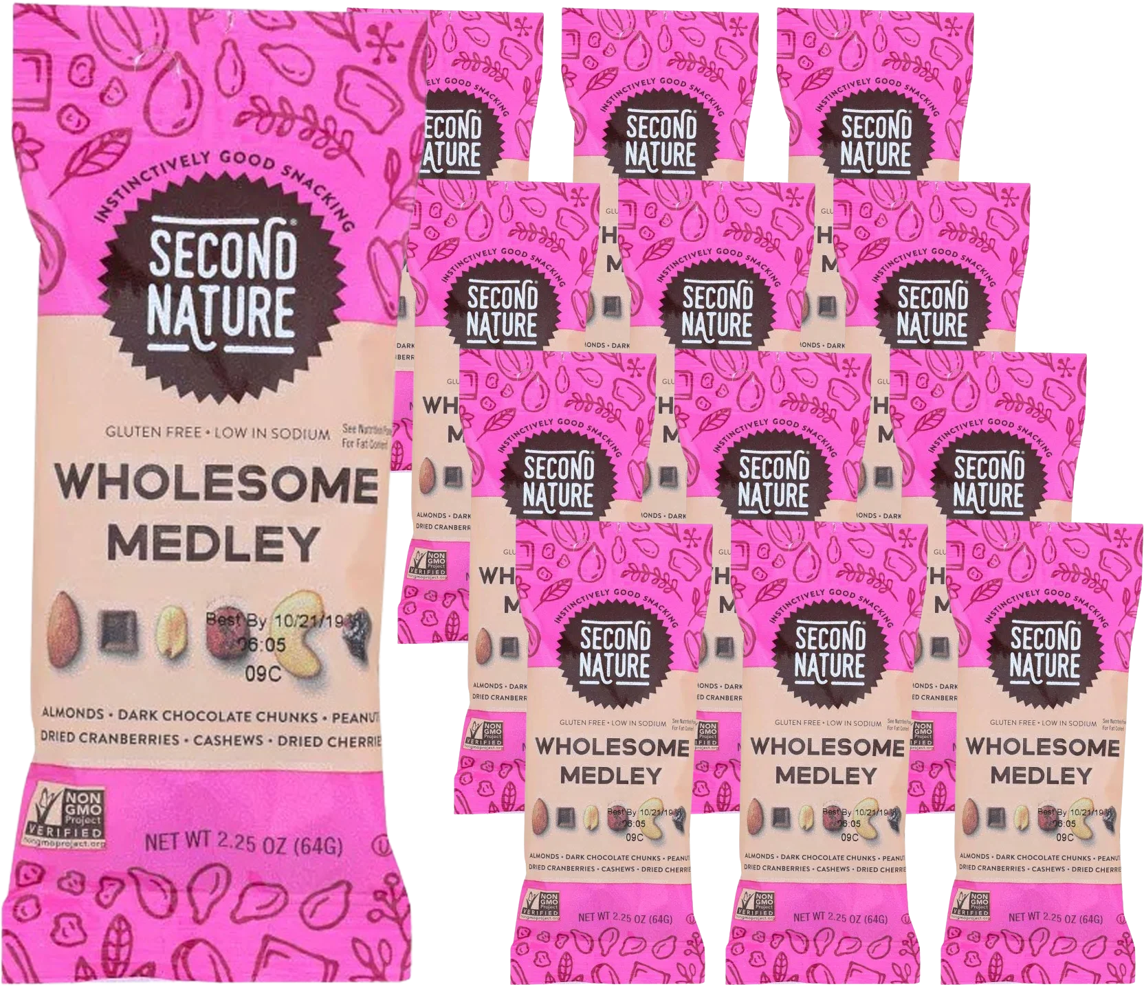 Wholesome Medley Trail Mix (12 Pack)