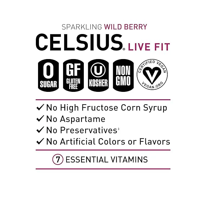Wild Berry Energy Drink (4 Pack) - Image 2