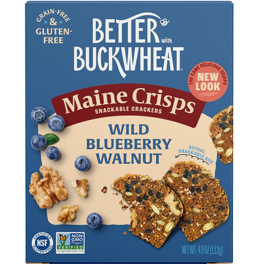 Wild Blueberry Walnut Crisps