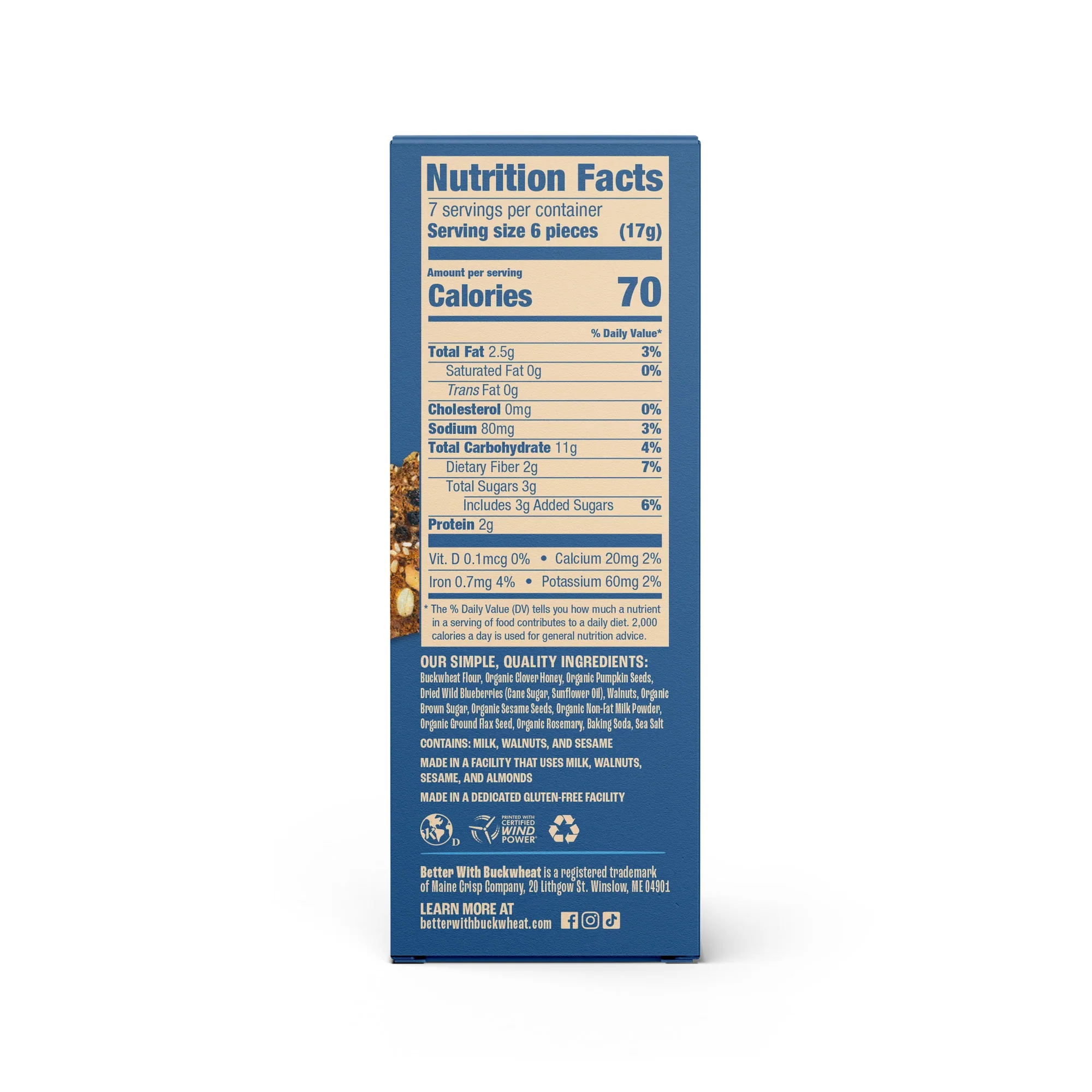 Wild Blueberry Walnut Crisps - Image 4