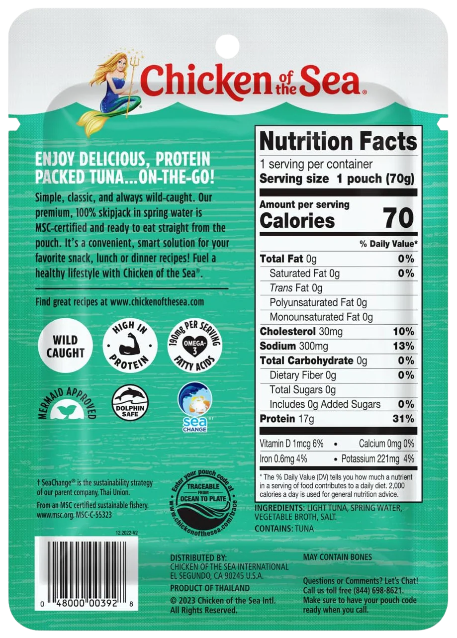 Wild Caught Light Tuna In Spring Water (12 Pack) - Image 4