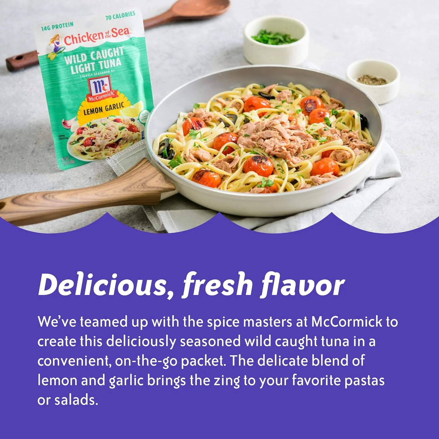 Wild Caught Light Tuna Lemon Garlic (12 Pack) - Image 5
