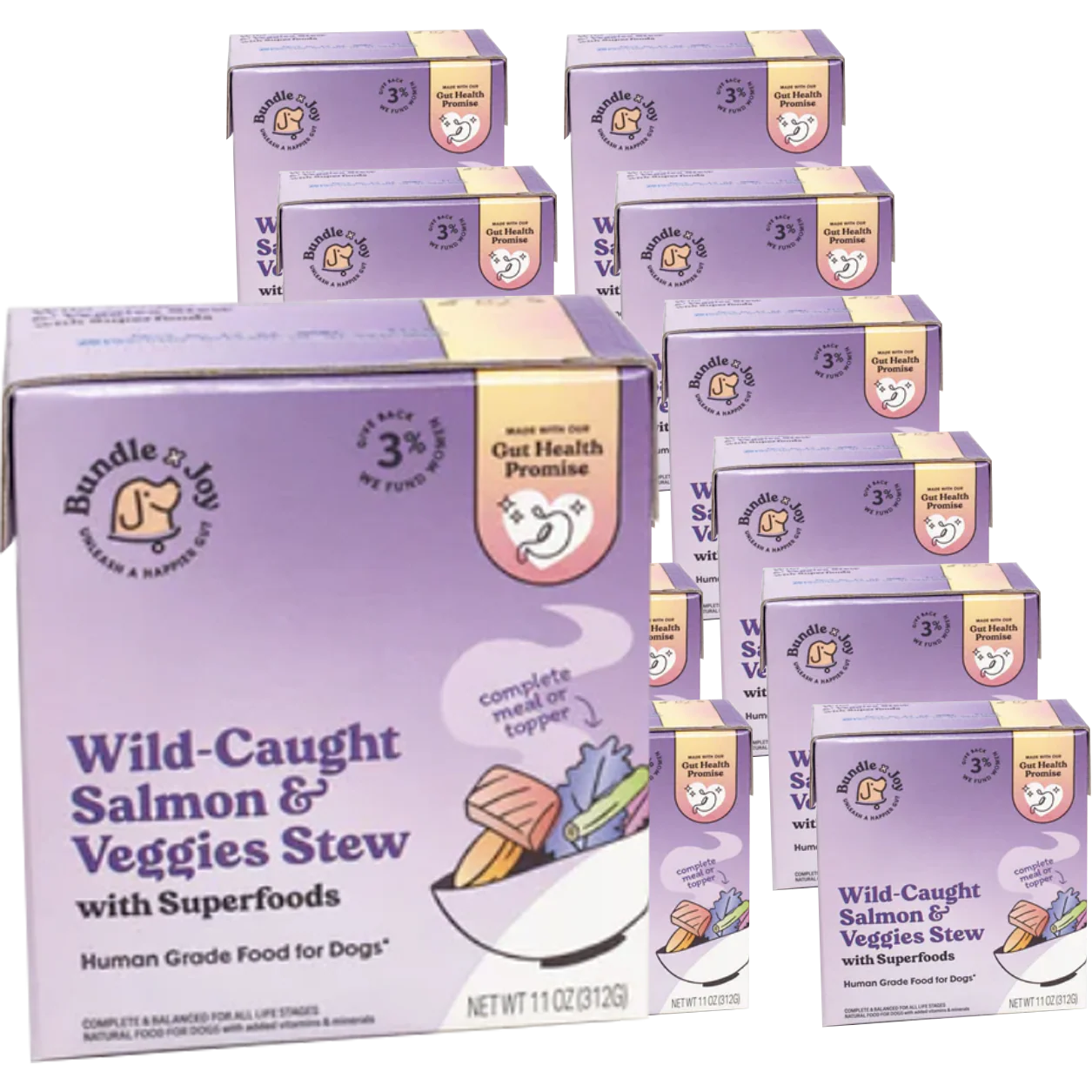 Wild-Caught Salmon Stew Dog Food (12 Pack)