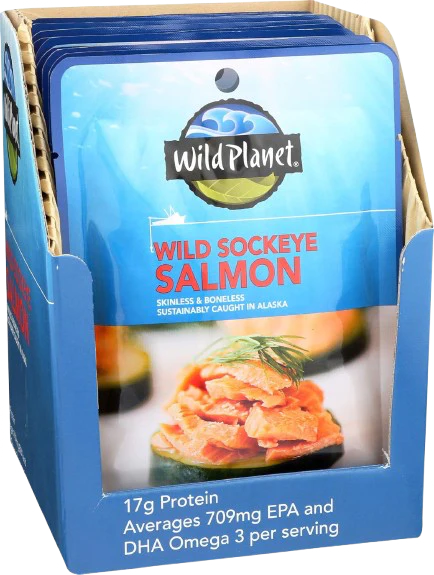 Wild Sockeye Salmon (12 Pack)