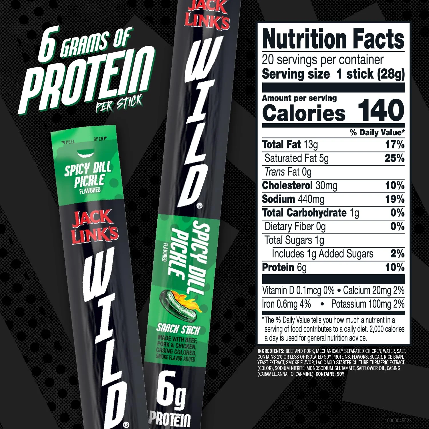 Wild Spicy Dill Pickle Stix (20 Pack) - Image 4