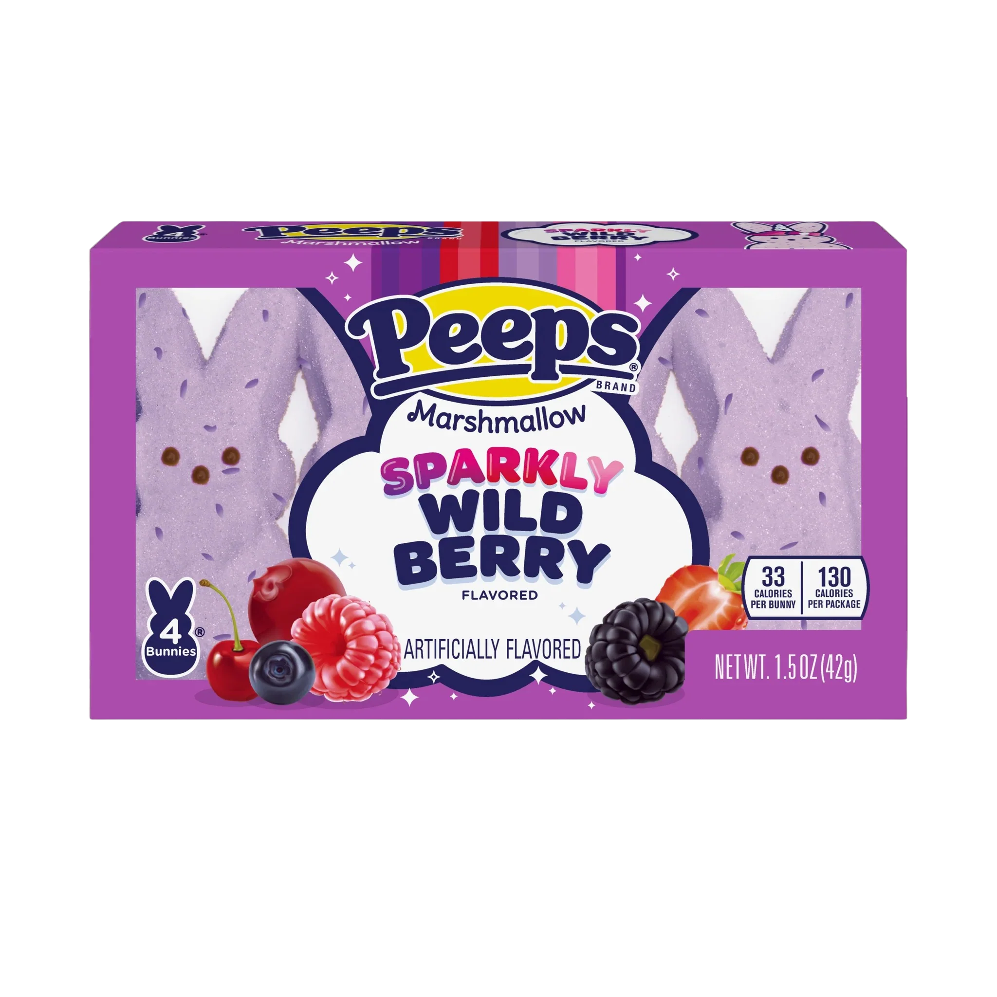 Wildberry Flavored Marshmallow Bunnies (24 Pack) - Image 2
