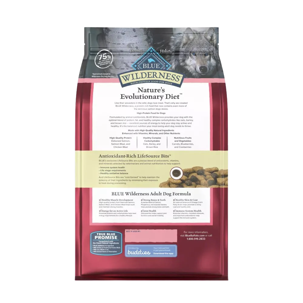 Wilderness High Protein Adult Dry Dog Food with Salmon - Image 5