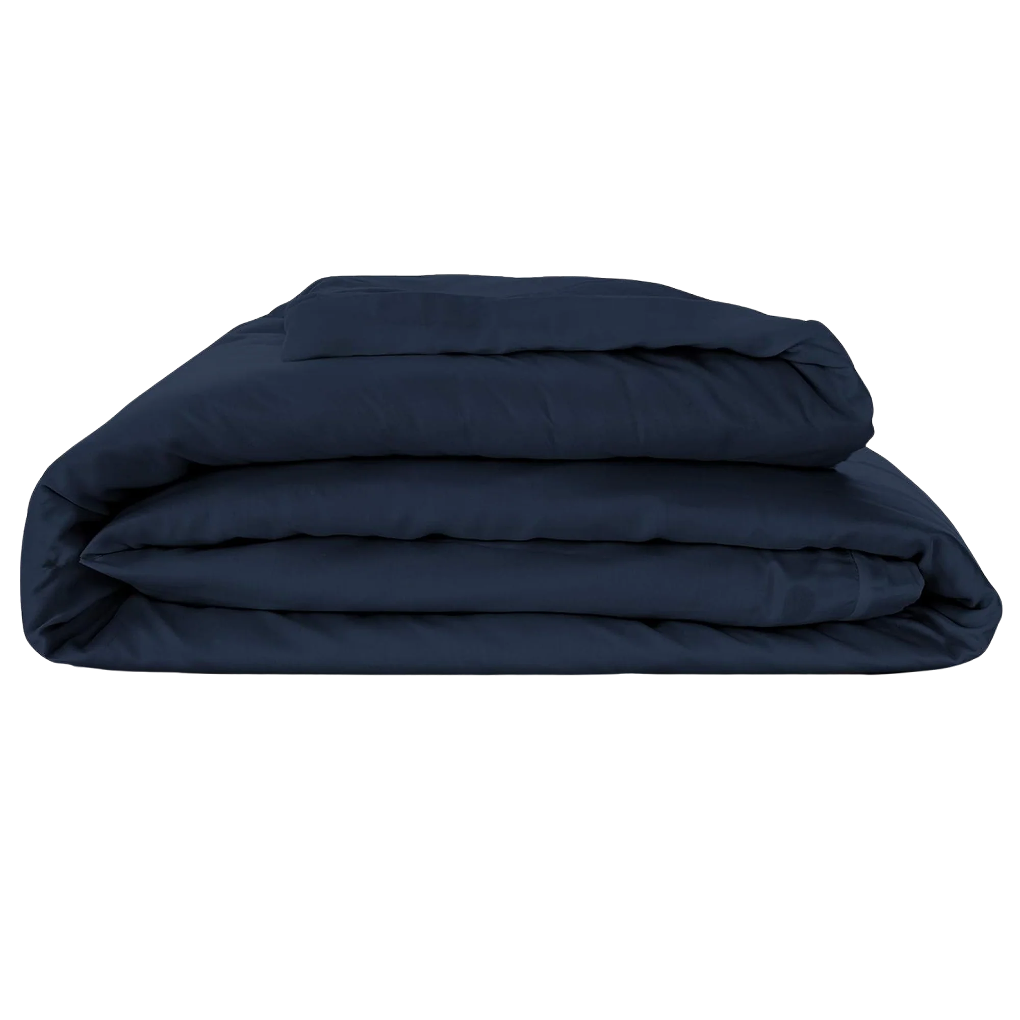 Woven Duvet Cover in Suede Blue - Queen