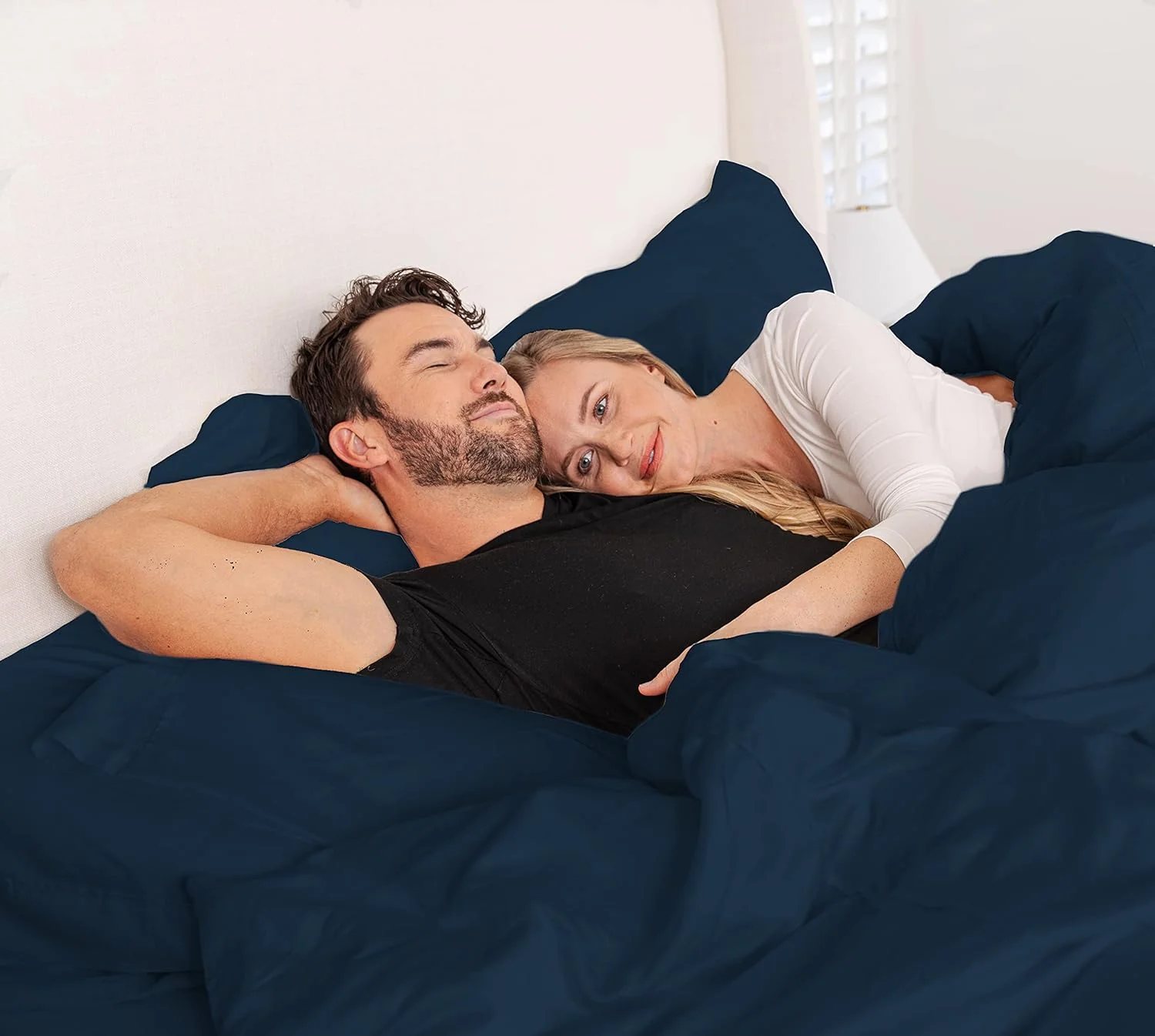 Woven Sheet Set in Suede Blue (Califorina King) - Image 3