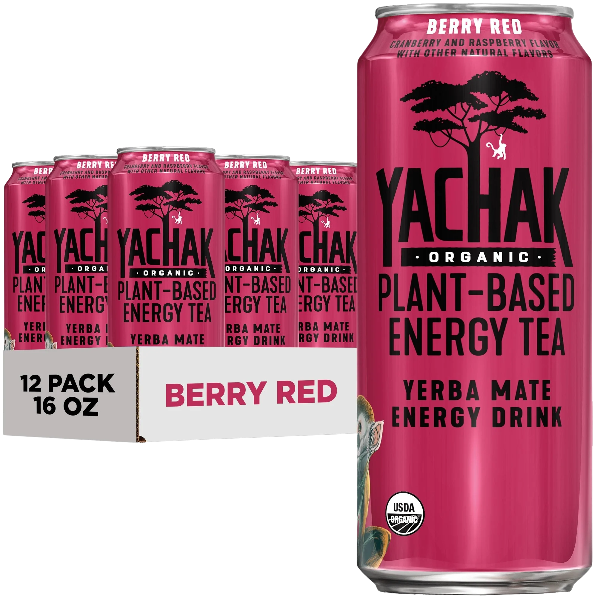 Organic Red Berry Yerba Mate (12 Pack)