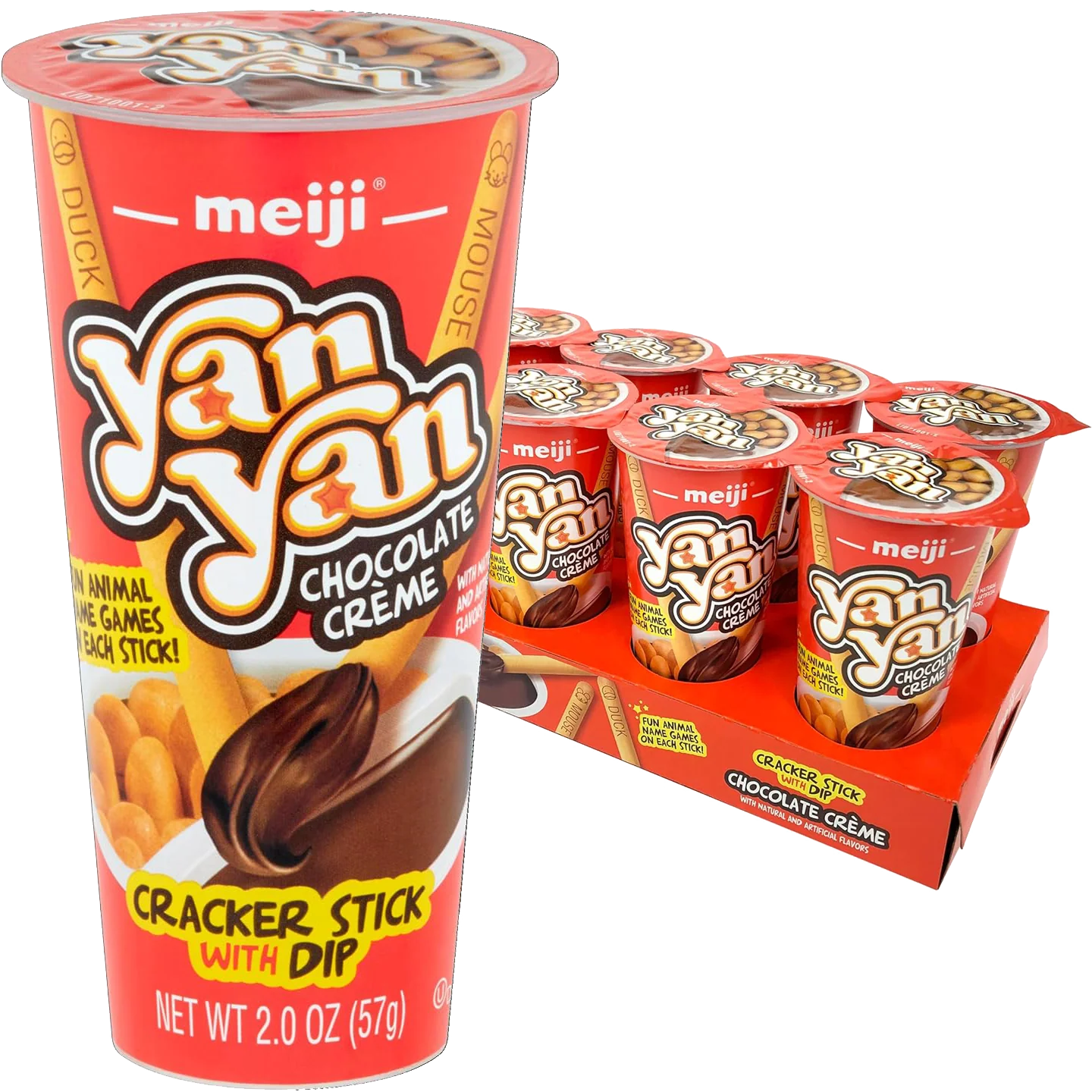 Yan Yan Chocolate Cream Stick (10 Pack)