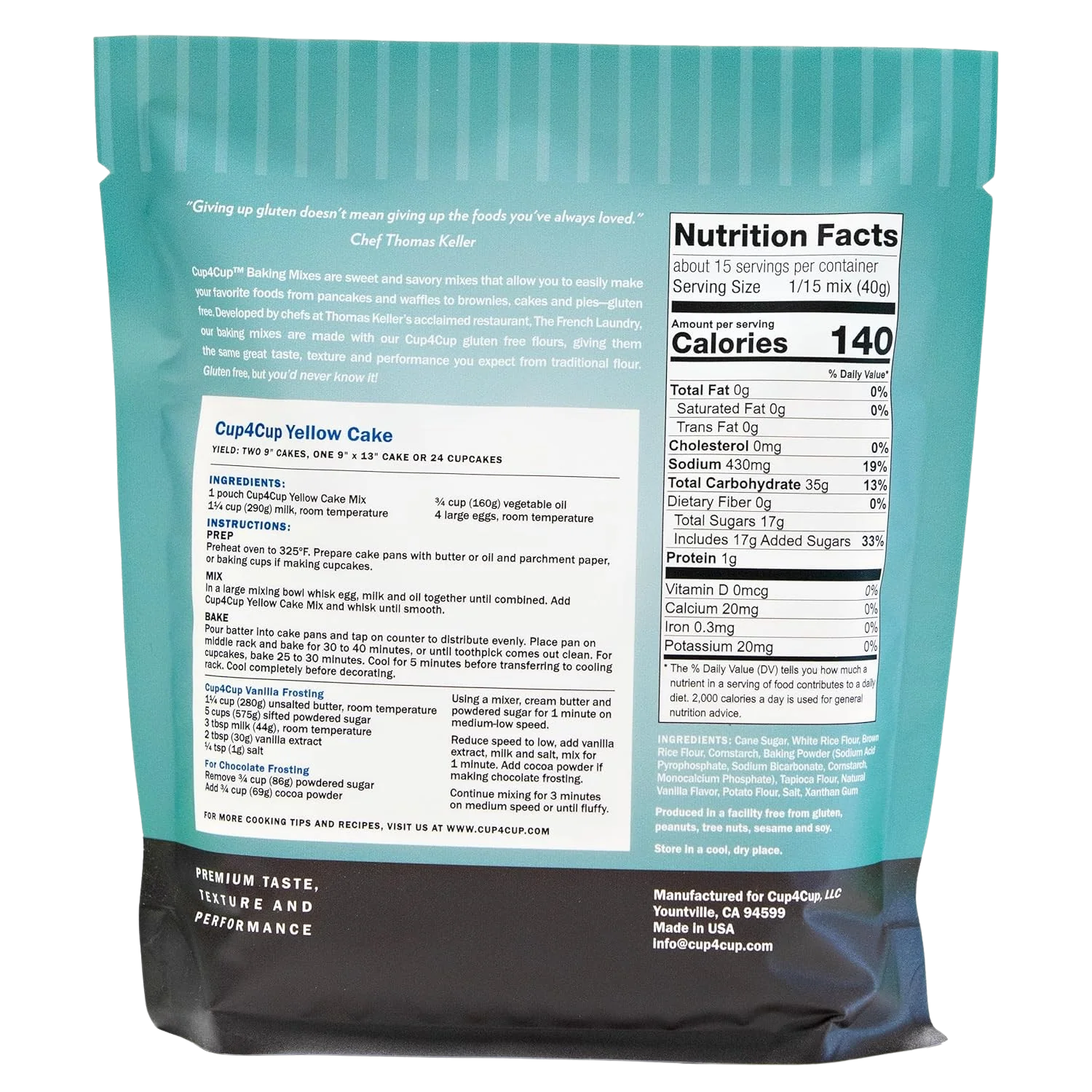 Gluten Free Yellow Cake Mix - Image 2