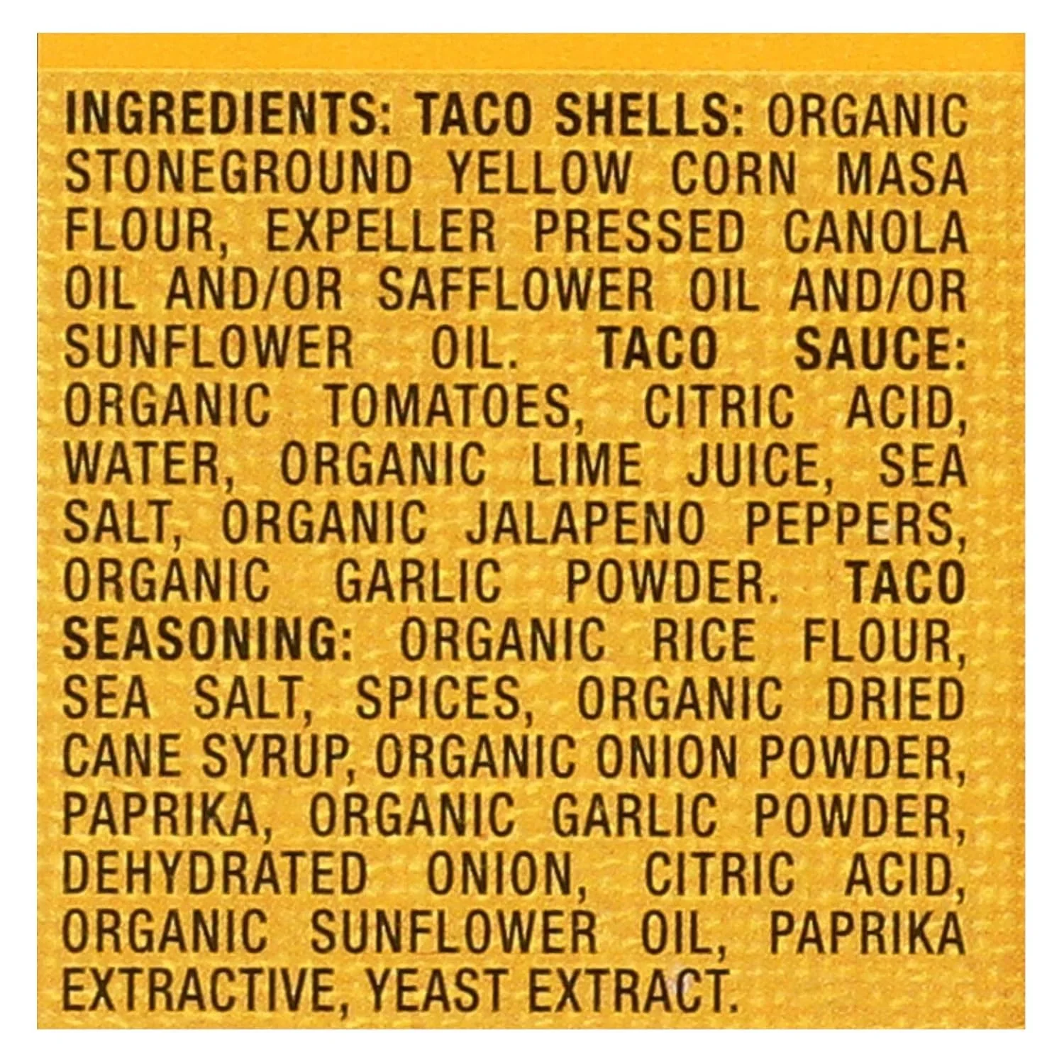Yellow Corn Taco Dinner Kit - Image 2