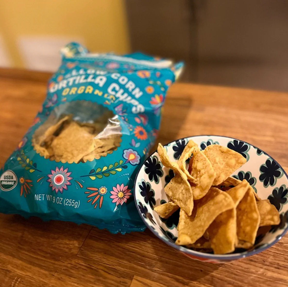 Organic Yellow Corn Tortilla Chips - Image 2