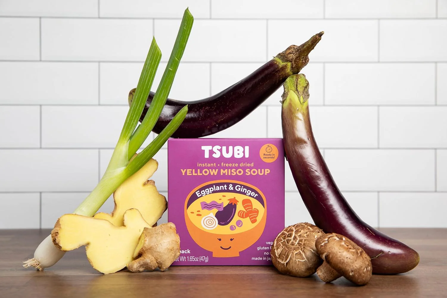 Yellow Miso with Eggplant Ginger and Onions (4 Pack) - Image 2