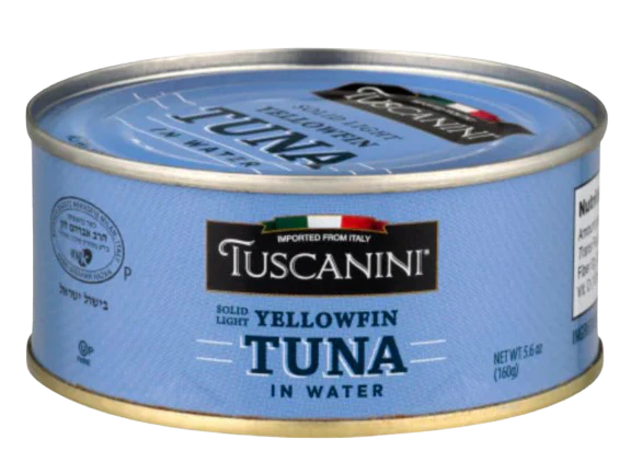 Solid Light Yellowfin Tuna in Water