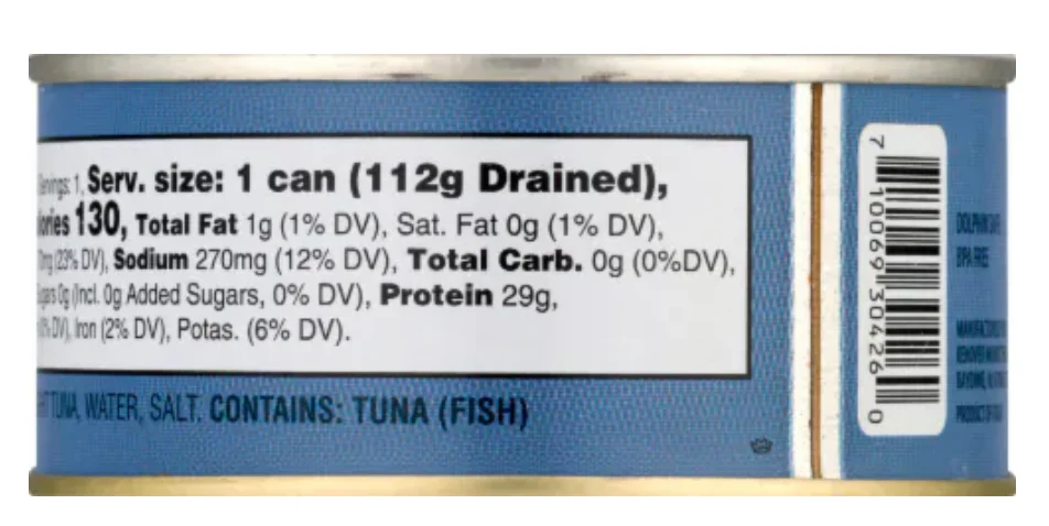 Solid Light Yellowfin Tuna in Water - Image 3