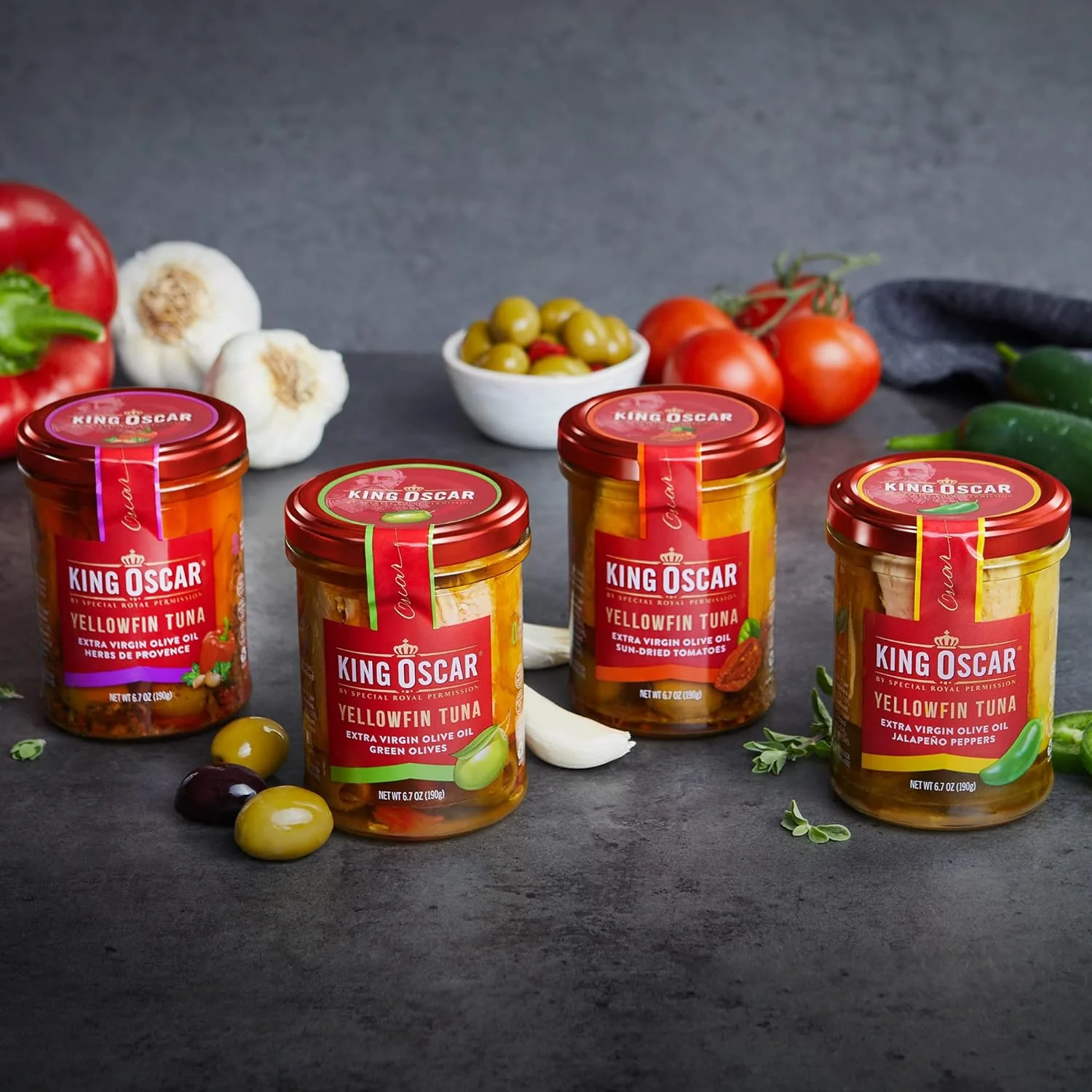 Yellowfin Tuna Fillets in EVOO with Sun-Dried Tomatoes (6 Pack) - Image 4
