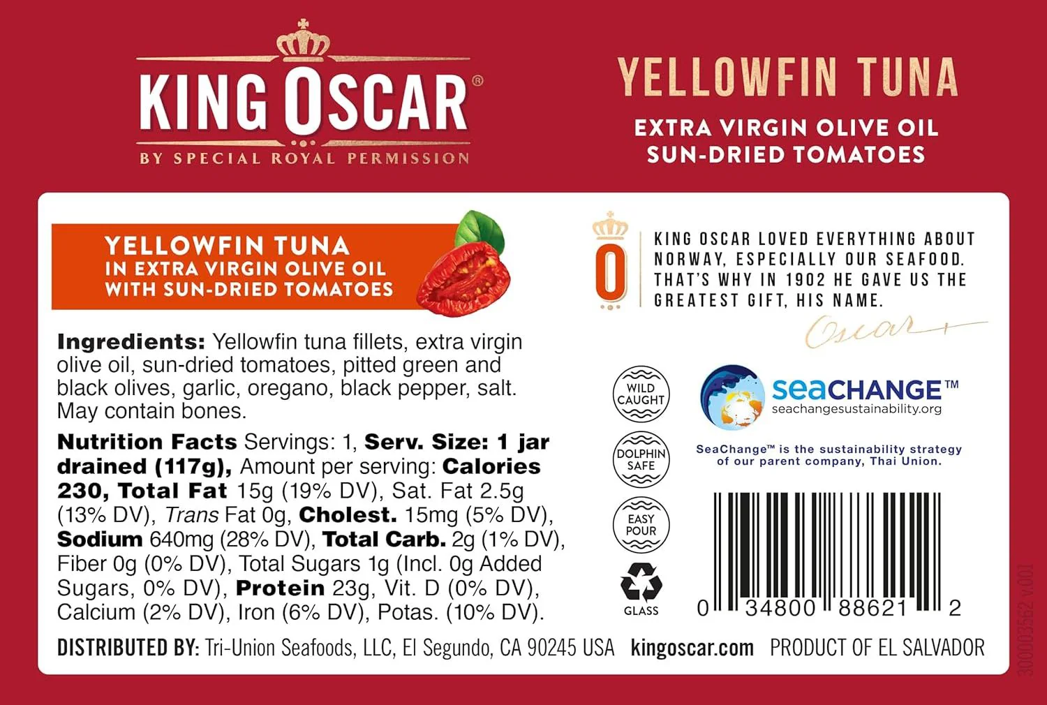 Yellowfin Tuna Fillets in EVOO with Sun-Dried Tomatoes (6 Pack) - Image 5