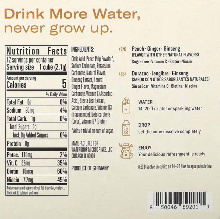Youth Peach Ginger Water Enhancer - Image 3