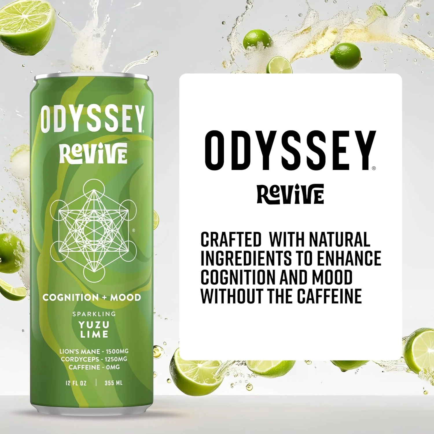 Yuzu Lime Revive Sparkling Drink - Image 3