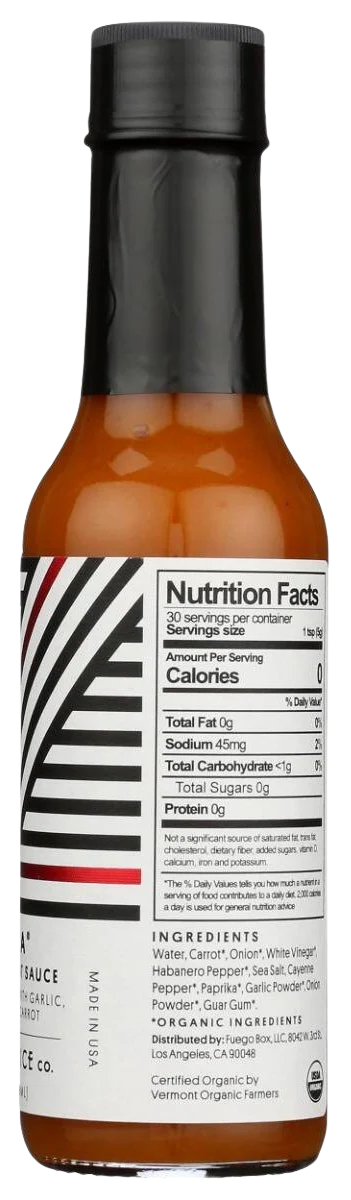 Zana Organic Hot Sauce - Image 3
