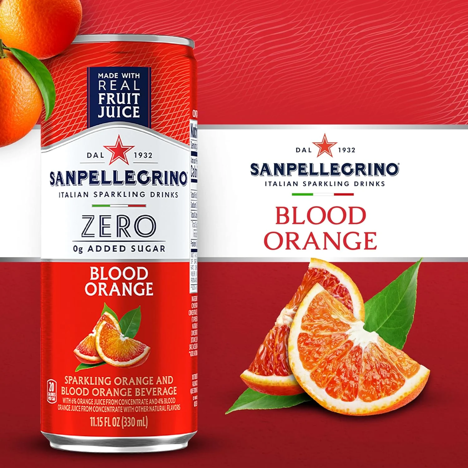 Zero Grams Added Sugar - Blood Orange (6 Pack) - Image 2