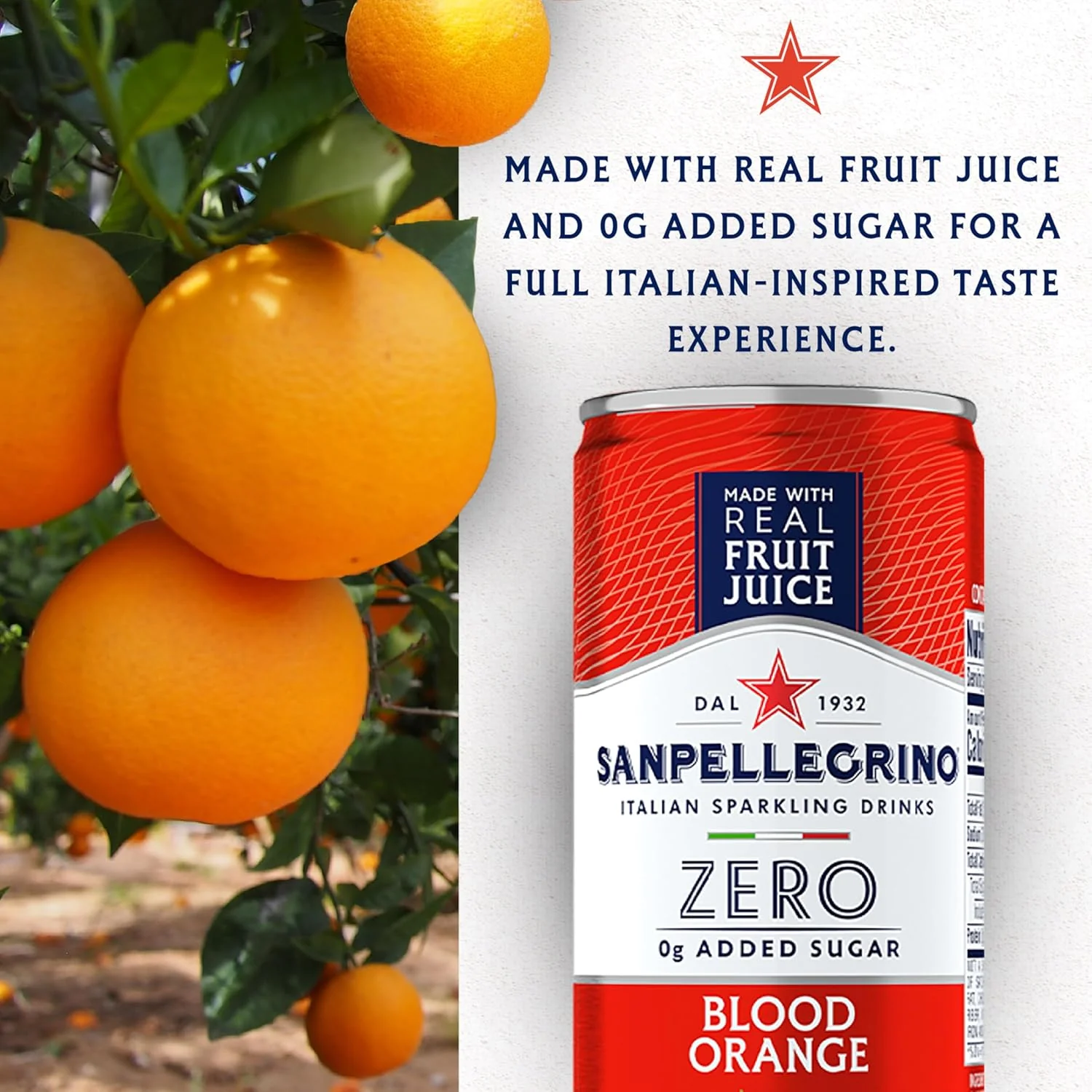 Zero Grams Added Sugar - Blood Orange (6 Pack) - Image 4