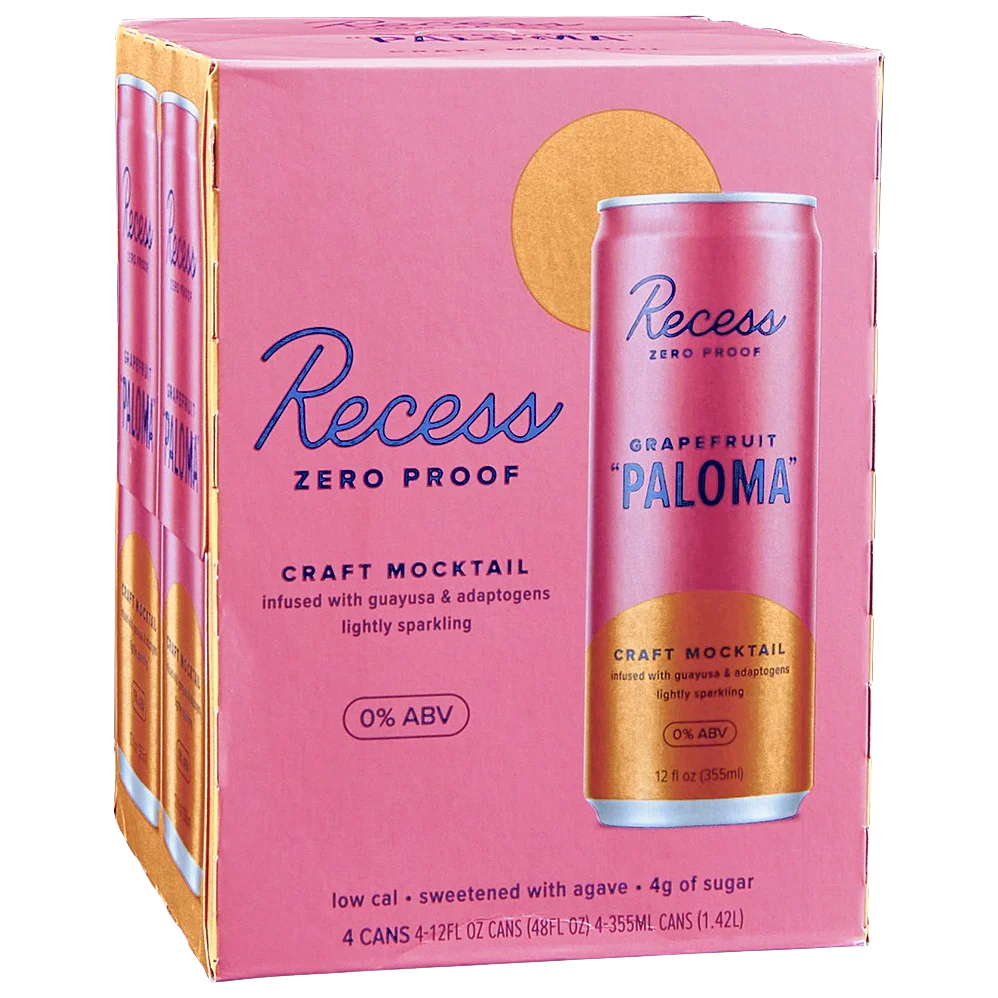 Zero Proof Grapefruit Paloma Mocktail (4 Pack)