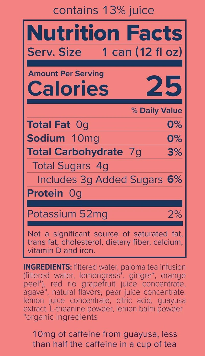 Zero Proof Grapefruit Paloma Mocktail (4 Pack) - Image 4