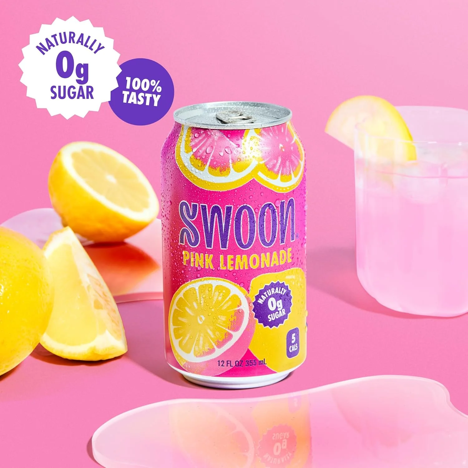 Zero Sugar Pink Lemonade (12 Pack) - Image 3