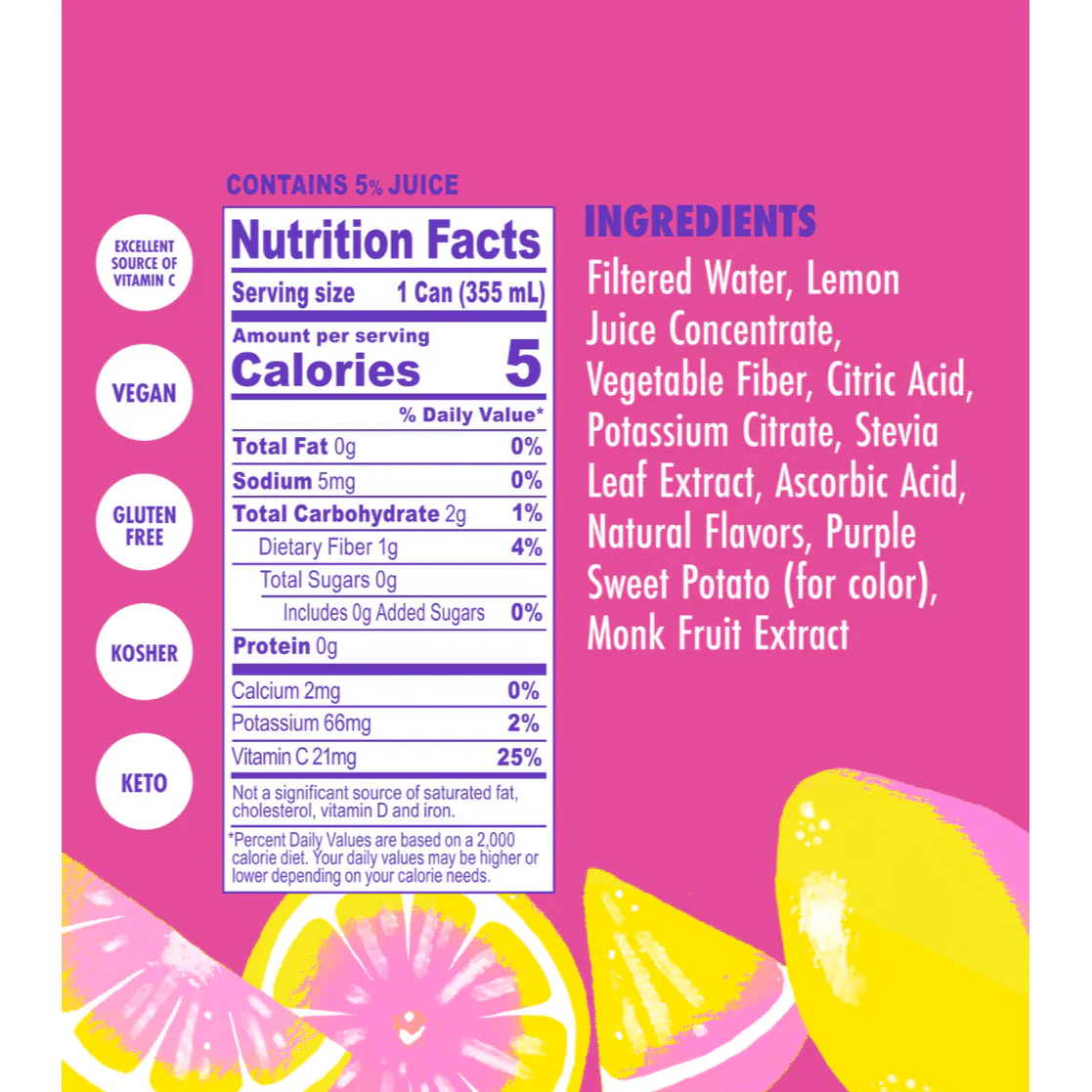 Zero Sugar Pink Lemonade (4 CT) - Image 6