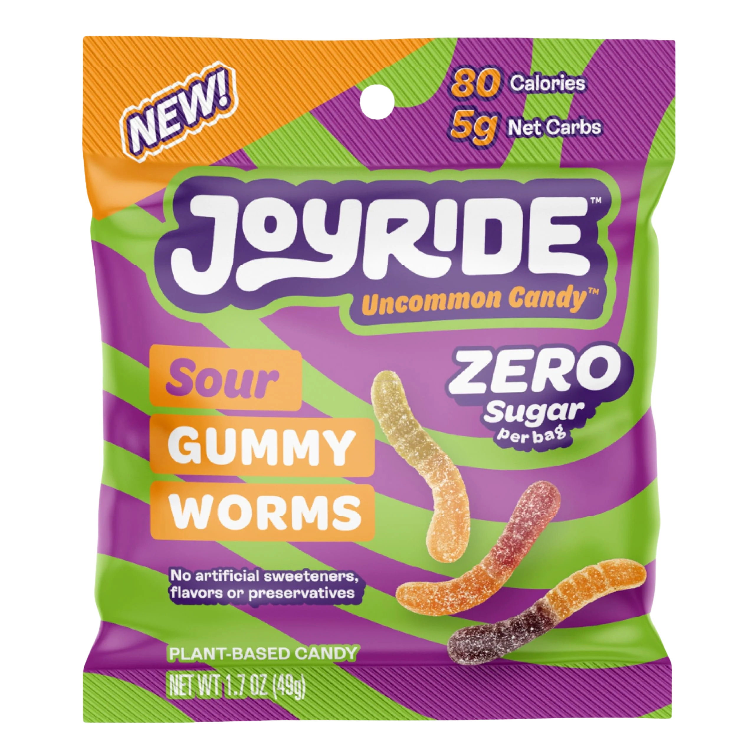 Zero Sugar Sour Gummy Worms (8 Pack) - Image 2